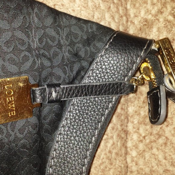 🥳3xHP🥳Loewe Large Black Hobo Bag Only 100% Authentic - Picture 12 of 12